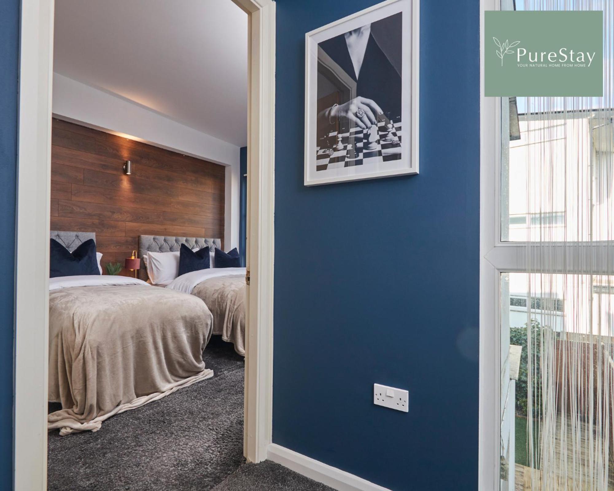 Superb House Manchester Near Etihad With Free Parking Sleeps 8 מראה חיצוני תמונה