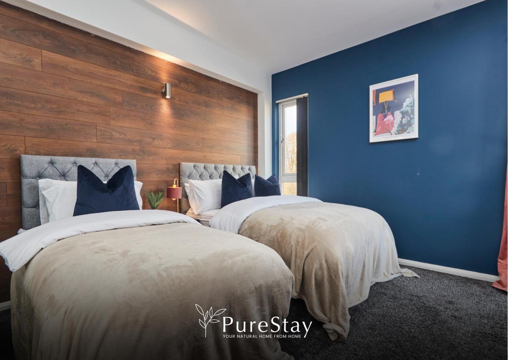 Superb House Manchester Near Etihad With Free Parking Sleeps 8 מראה חיצוני תמונה