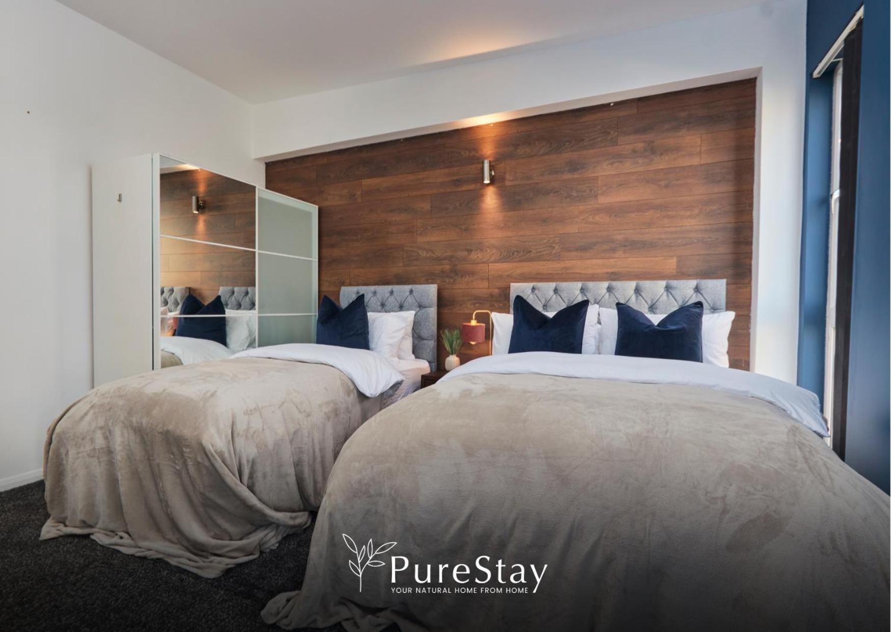 Superb House Manchester Near Etihad With Free Parking Sleeps 8 מראה חיצוני תמונה